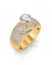 The Majestic  Solitaire Ring