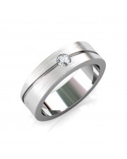 The Claude Ring For Him - Platinum