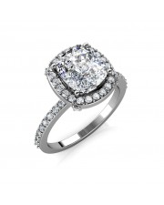 The Viviana Halo Ring