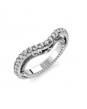 The Anika Wedding Ring  - Platinum