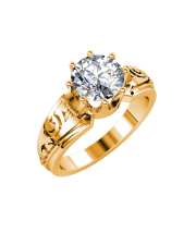 0.70 carat 18K Gold - THE SOPHIA VINTAGE RING