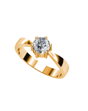 0.30 carat 18K Gold - THE NORA SOLITAIRE RING