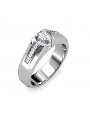 The Leonard Ring For Him - 0.75 carat