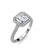 The Renee Halo Ring - Princess