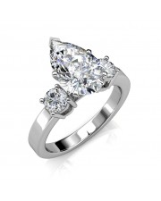 1.20 carat 18K Gold - THE REYA 3-STONE RING