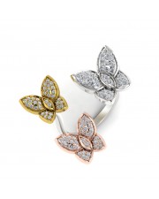 The Trio Butterfly Ring