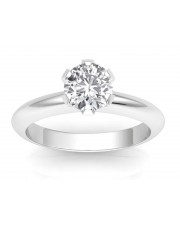 1.00 carat 18K Gold - Classic Six-Prong /Six-Claw Engagement Ring