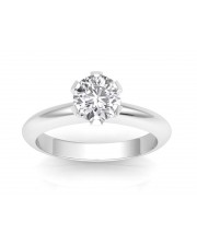 0.30 carat 18K Gold - Classic Six-Prong /Six-Claw Engagement Ring