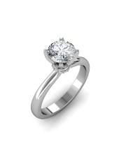 0.78 carat 18K Gold - THE RHEA HIDDEN HALO RING