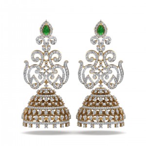 The Roksana Jhumka Earrings