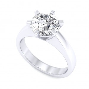 0.50 carat Platinum - Neo Six-Prong/Six-Claw Engagement Ring