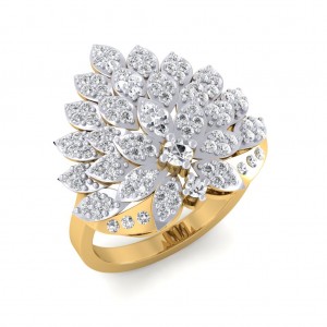 The Marquise Floral Ring