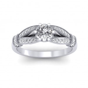 0.71 carat Platinum - Nelly Engagement Ring