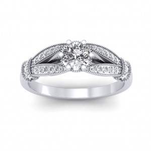 0.71 carat Platinum - Nelly Engagement Ring