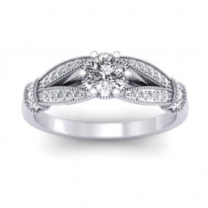 1.21 carat Platinum - Nelly Engagement Ring