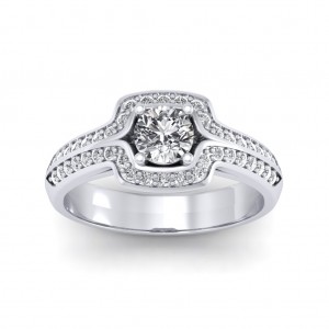 0.60 carat Platinum - Amanda Engagement Ring