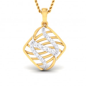 The Swirl Square Pendant