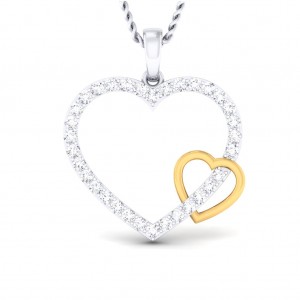 The Interlinked Heart Pendant