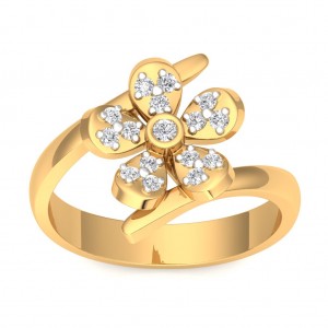 Flower Diamond Ring