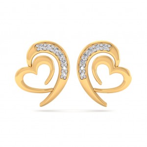 The Ria Heart Earrings