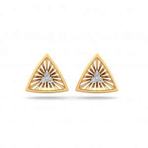 The Nova Triangle Diamond Earrings