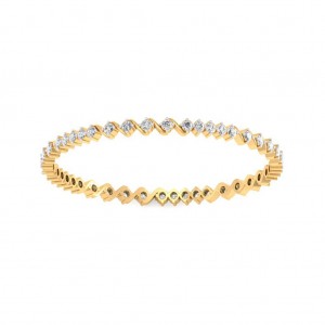 The Evelyn Diamond Bangle