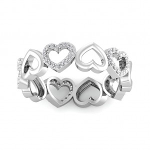 Heart Diamond Ring