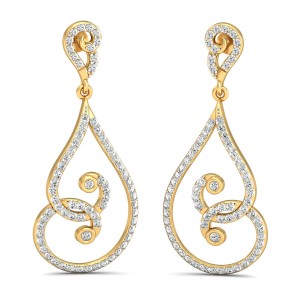 The Stella Diamond Long Earrings