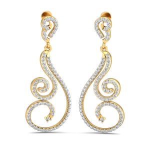 The Janet Diamond Long Earrings
