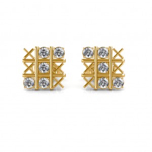 The CrissCross Diamond Earrings