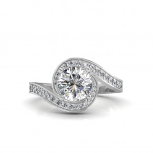 The Spiral solitaire Ring