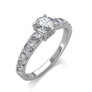 0.90 carat Platinum - True Love Engagement Ring