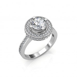 The Dual Halo Solitaire Ring