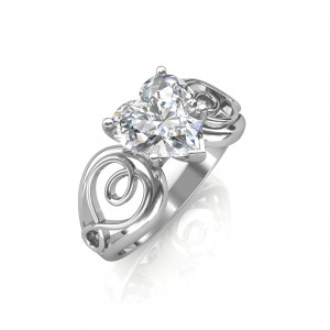 0.50 carat Platinum - Gelsey Engagement Ring