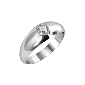 The Marcello Ring For Him - Platinum - 0.20 carat