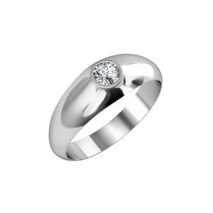 The Marcello Ring For Him - Platinum - 0.25 carat