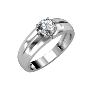 The Akash Ring For Him - Platinum - 0.30 carat