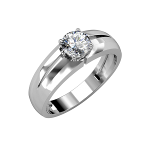 The Akash Ring For Him - Platinum - 0.50 carat