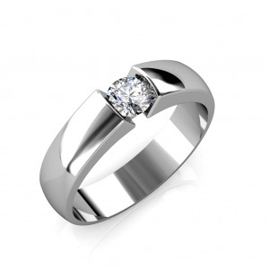 The Antonio Ring For Him - Platinum - 0.30 carat