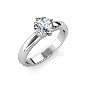 0.25 carat Platinum - Evelina Engagement Ring