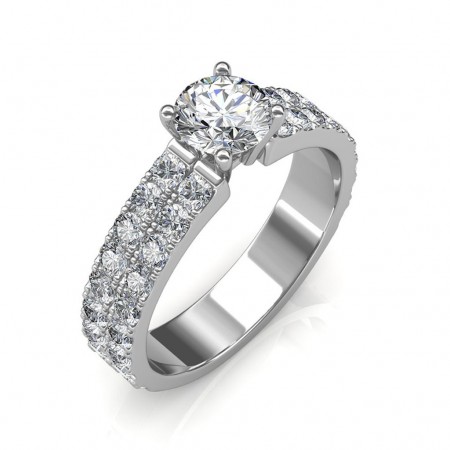 1.42 carats 18K Gold - Amyra Engagement Ring
