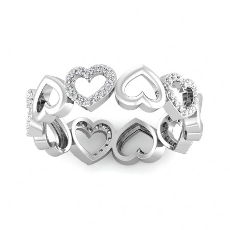 The Nia Heart Ring