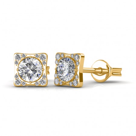 The  Beliso Solitaire Earrings