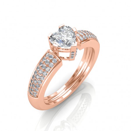 The Ramona Heart Solitaire Ring