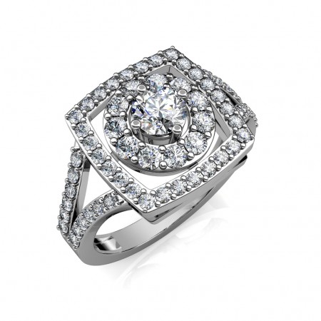  0.84 carat Platinum -  Imperial Engagement Ring