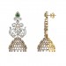 The Roksana Jhumka Earrings