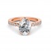 The Cindy Oval Hidden Halo Ring