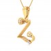 The 'Z' Alphabet Pendant 