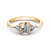 The Ramona 3-stone Ring