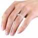 Platinum U Prong 3/4 Eternity Ring - 5 cent diamonds